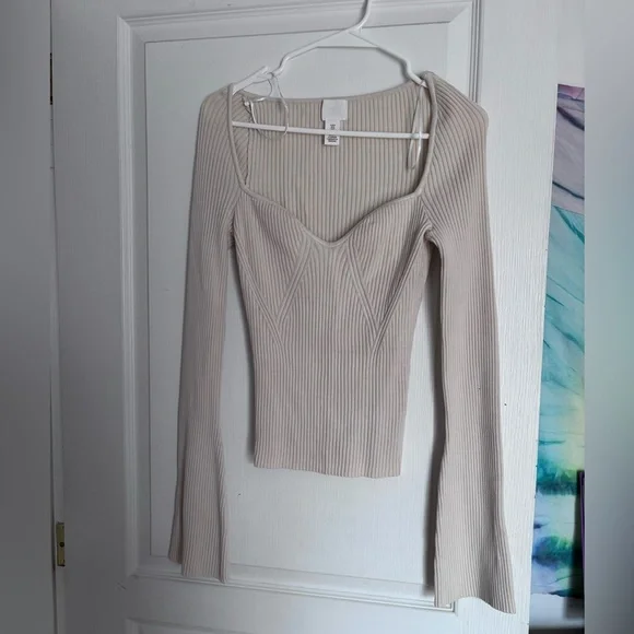 NWOT Rib-Knit Sweater - Picture 2 of 2